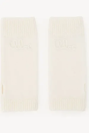 Chloé Gants Chloé Lace en maille de laine Femme Taille OneSize 100% Laine mérinos