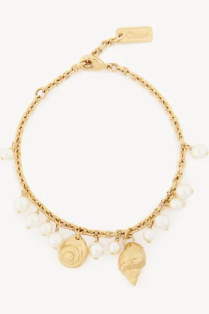 Chloé Bracelet Chloé Shells Femme Taille OneSize 100% Laiton, Verre borosilicate