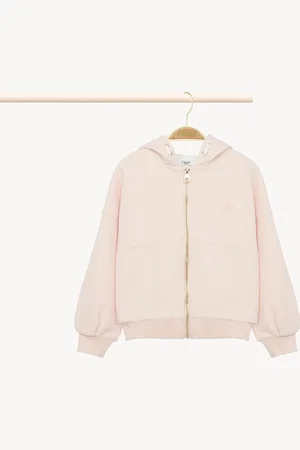 Chloé Sweat à capuche zippé Femme Taille 14 100% coton