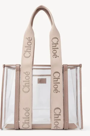 Chloé Sac cabas Woody Jelly Femme Taille OneSize 100% acrylique, Cuir de veau