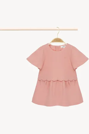 Chloé Robe à manches courtes Femme Taille 2 100% coton