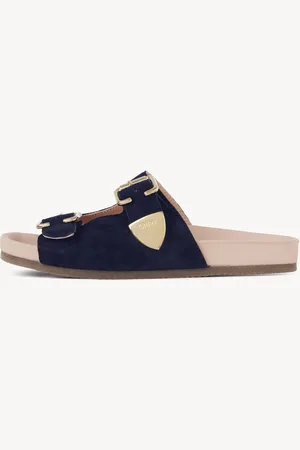 Chloé Mules à double bride Femme Taille 33 100% Cuir de veau