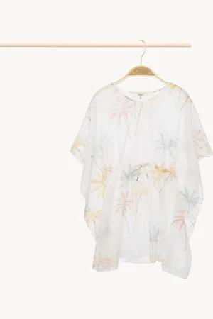Chloé Robe de plage à manches courtes Femme Taille 4 100% coton