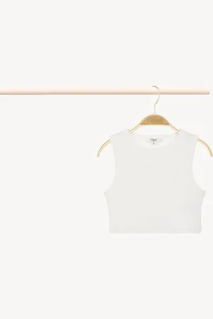 Chloé Débardeur Femme Taille 6 97% coton, 3% Élasthanne