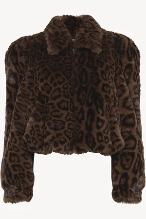 Chloé Bomber court en fausse fourrure Femme Taille 36 100% polyester, Cuir d