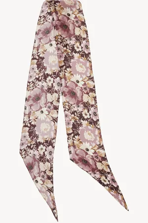 Chloé Foulard bandeau Chloé Roses en charmeuse de soie Femme Taille OneSize 100% Soie