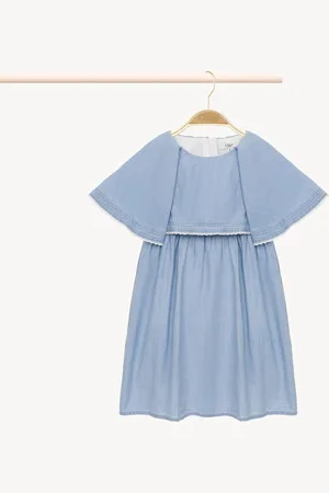 Chloé Robe cape courte Femme Taille 5 100% coton