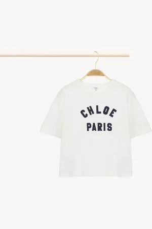 Chloé T-shirt à logo Femme Taille 4 100% coton