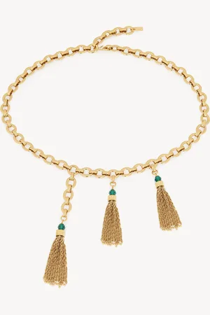 Chloé Ceinture Chloé Pompoms Femme Taille OneSize 100% Laiton, Cristal