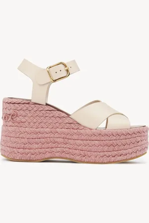 Chloé Espadrilles compensées Isla Femme Taille 37 100% Cuir de veau