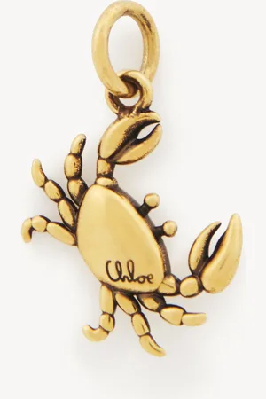 Chloé Charm crabe Alphabet en laiton Femme Taille OneSize 100% Laiton