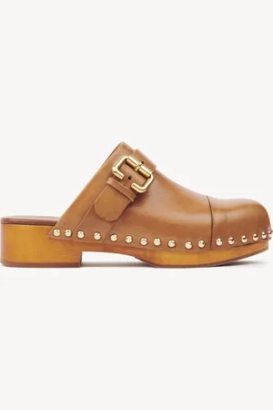 Chloé Sabots Jeannette Femme Taille 36 100% Cuir de veau, Tilia Europaea, farmed, COO Slovenia