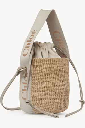 Chloé Petit panier Woody en fibres naturelles Femme Taille OneSize 100% papier