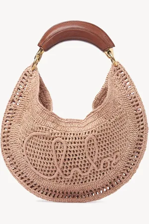 Chloé Sac hobo Summer Banana en raphia Femme Taille OneSize 100% papier, Bubalus Bubalis, Farmed, COO Italy