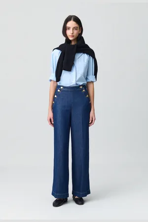 Claudie Pierlot Jean large à pont