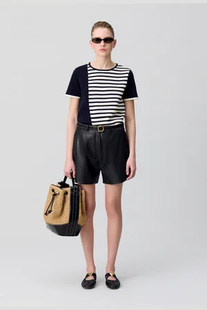 Claudie Pierlot Short cuir