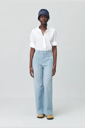 Claudie Pierlot Jean large délavé