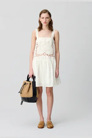 Claudie Pierlot Robe courte buste brodé