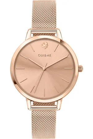Oui&Me Montre pour femme en AcierAcier en forme de rond, fonctionnalités : 5 ATM - 0.050 g - ME010021