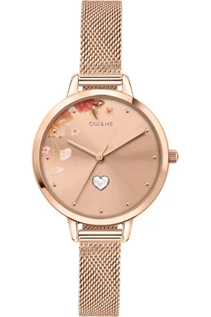 Oui&Me Montre pour femme en AcierAcier en forme de rond de forme Rond, couleur : OR , SUNRAY, fonctionnalités : 5 ATM - 0.040 g - ME010193