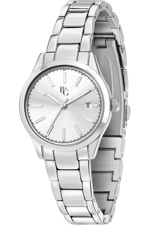 B&G Montre pour femme en AlliageAlliage en forme de rond de forme Rond, couleur : BLANC, fonctionnalités : 3 ATM - 0.067 g - R3853241527