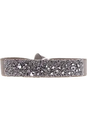 Cleor Bracelet pour femme en Tissu serti de cristal - A36465