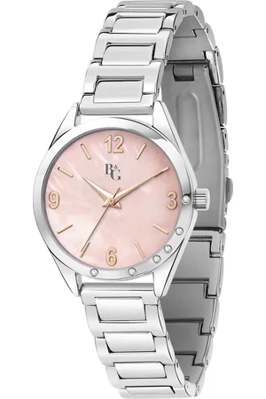 B&G Montre pour femme en AlliageAlliage en forme de rond de forme Rond, couleur : ROSE, fonctionnalités : 3 ATM - 0.072 g - R3853308505