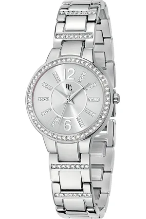 B&G Montre pour femme en AlliageAlliage en forme de rond de forme Rond, couleur : ARGENT, SUNRAY, fonctionnalités : 3 ATM - 0.063 g - R3853247502