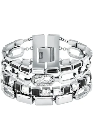 Karl Lagerfeld Bracelet pour femme en Acier serti de cristal - 0.059 g - taille : 162CM - KLAYC16