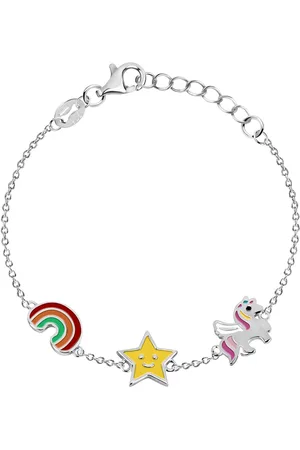 Cleor Bracelet pour enfant en 925/1000 serti de émail - 0.002 g - taille : 142CM - D.9209500001