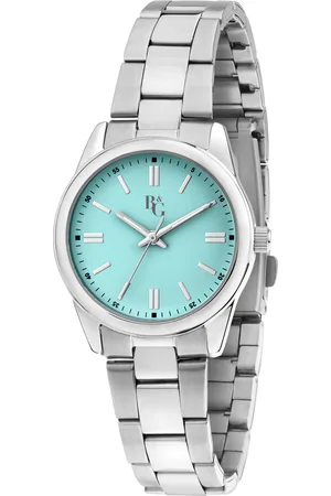 B&G Montre pour femme en AcierAcier en forme de rond de forme Rond, couleur : BLEU CLAIR, MAT, fonctionnalités : 3 ATM - 0.094 g - R3853316503