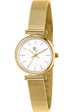 B&G Montre pour femme en AlliageAcier en forme de rond de forme Rond, couleur : BLANC, MAT, fonctionnalités : 3 ATM - 0.037 g - R3853302510