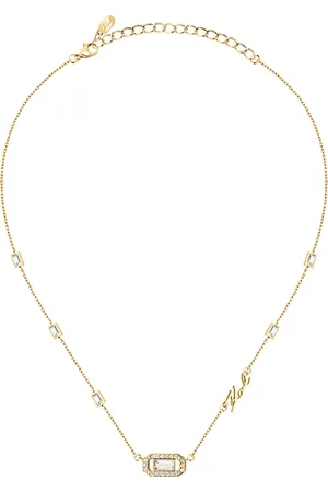 Karl Lagerfeld Collier pour femme en Acier serti de cristal - 0.007 g - taille : 387CM - KLAYC09