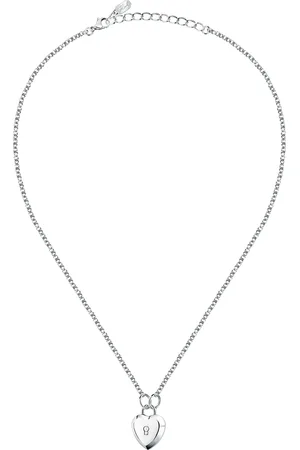 Karl Lagerfeld Collier pour femme en Acier serti de cristal en forme de cœur - 0.010 g - taille : 405CM - KLAYD08