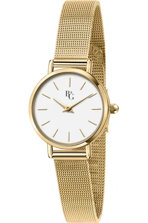 B&G Montre pour femme en AlliageAcier en forme de rond de forme Rond, couleur : BLANC, fonctionnalités : WATER PROOF - 0.033 g - R3853252549