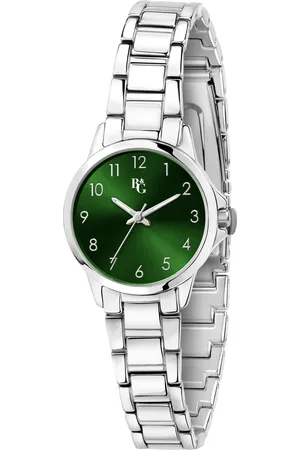 B&G Montre pour femme en AlliageAlliage en forme de rond de forme Rond, couleur : Vert, finition : Sunray, fonctionnalités : 3 ATM - 0.070 g - R38532