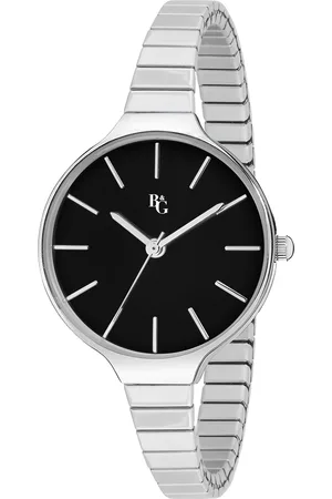 B&G Montre pour femme en AlliageAcier en forme de rond, fonctionnalités : Pas de résistance à l