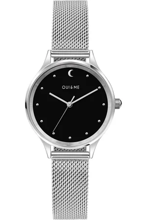 Oui&Me Montre pour femme en AcierAcier en forme de rond, fonctionnalités : 5 ATM - 0.040 g - ME010172