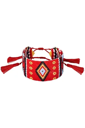 Cleor Bracelet pour femme en Tissu serti de verre - Z0146073