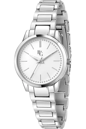 B&G Montre pour femme en AlliageAlliage en forme de rond de forme Rond, couleur : BLANC, fonctionnalités : 3 ATM - 0.073 g - R3853303503