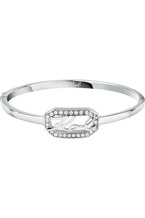 Karl Lagerfeld Jewels/bangle pour femme en Acier serti de cristal - 0.016 g - taille : 6x5CM - KLAYC29