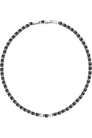 Karl Lagerfeld Collier pour femme en Acier serti de cristal - 0.033 g - taille : 402CM - KLAYC05