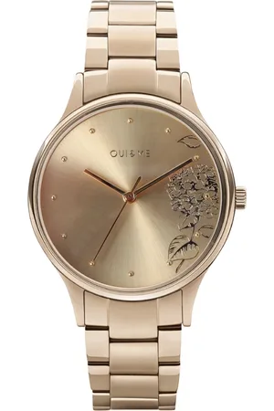 Oui&Me Montre pour femme en AcierAcier en forme de rond, fonctionnalités : 5 ATM - 0.068 g - ME010218