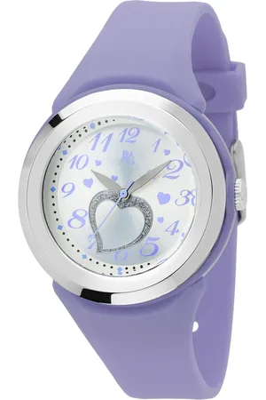 B&G Montre pour femme en PlastiquePolyuréthane en forme de rond, fonctionnalités : 3 ATM - 0.025 g - R3851262504