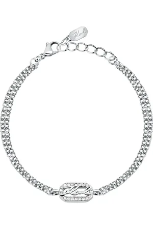 Karl Lagerfeld Bracelet pour femme en Acier serti de cristal - 0.004 g - taille : 163CM - KLAYC33