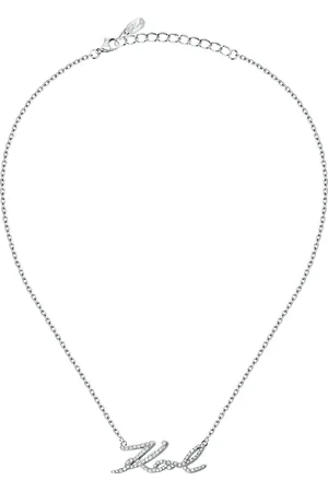 Karl Lagerfeld Collier pour femme en Acier serti de cristal - 0.007 g - taille : 405CM - KLAYD04