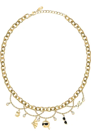 Karl Lagerfeld Collier pour femme en Acier serti de cristal - 0.028 g - taille : 405CM - KLAYD01