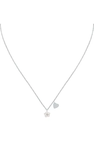 Cleor Collier pour enfant en 925/1000 serti de cristal - 0.002 g - taille : 364CM - Z0160508