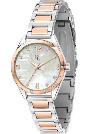 B&G Montre pour femme en AlliageAlliage en forme de rond de forme Rond, couleur : BLANC, fonctionnalités : 3 ATM - 0.072 g - R3853308504