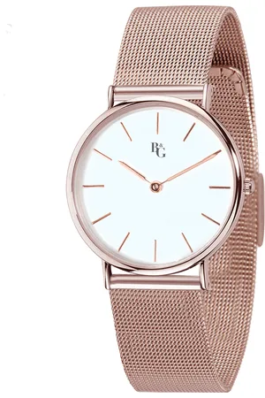B&G Montre pour femme en AlliageAcier en forme de rond de forme Rond, couleur : BLANC, fonctionnalités : WATER PROOF - 0.041 g - R3853252502